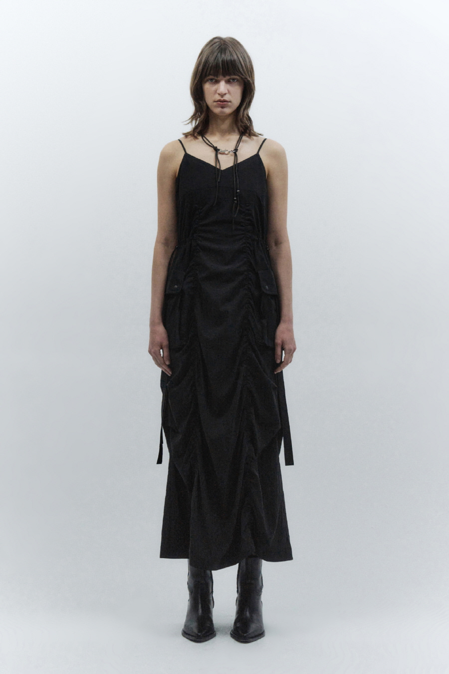 [예약발송] 파라슈트 맥시 드레스 2 BLACK
